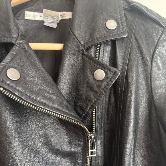 Victoria's Secret Rezrekshn by Esther Chen | Vintage 00's Era Leather Jacket XS - Picture 5 of 16